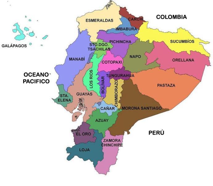 de Ecuador  18 Mapa de