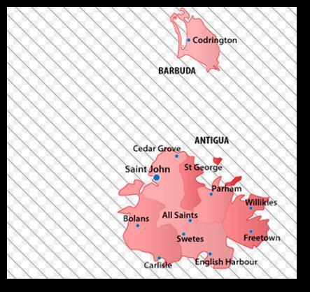 Gráfico No. 24 Mapa de Antigua y Barbuda Tabla No.