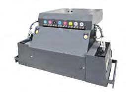 Las impresoras híbridas SIGNRACER tienen un sistema de secado LED ajustable, con un rendimiento de a 14 W / cm².