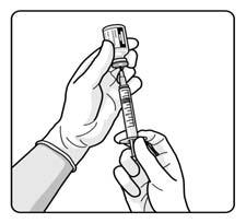 Cada dosis de 0.5 ml debe ser extraída con una aguja y jeringa estériles, utilizando técnicas asépticas.