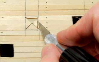 Varas de madera 20 varas de 5 x 2 mm, 300 mm de largo, para el entarimado, más alfileres de fijación Encajar las piezas En esta