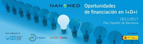 Jornada sobre Oportunidades de financiación en I+D+i Barcelona, 15 de noviembre de