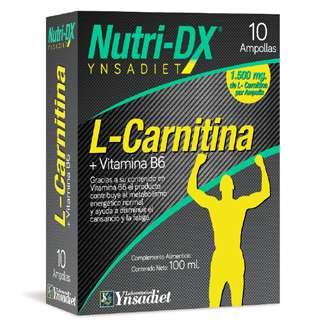 NUTRI-DX COMPLEMENTOS PARA DEPORTISTAS L-CARNITINA L-GLUTAMINA TERMOFAST VITAMINERALS ENERGY : Complemento alimenticio a base de especies vegetales, vitaminas y minerales.