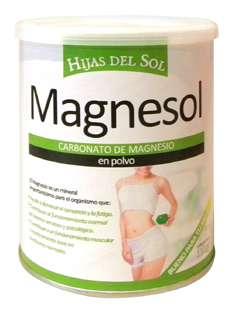 Complemento alimenticio elaborado a base de especies vegetales. Carbonato de magnesio (una cucharada aporta 300 mg de Magnesio = 80 % CDR).