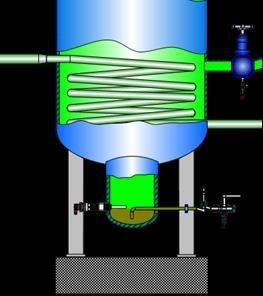 En los sistemas de refrigeración por amoníaco, también se puede utilizar para: - Indicación de aceite acumulado en pozos de petróleo, ollas de aceite, separadores de líquidos, economizadores,