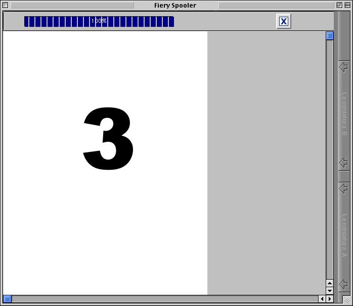 FIERY SPOOLER 49 2 Para cerrar la presentación preliminar a pantalla completa, haga clic en el botón X que se encuentra sobre la presentación preliminar.