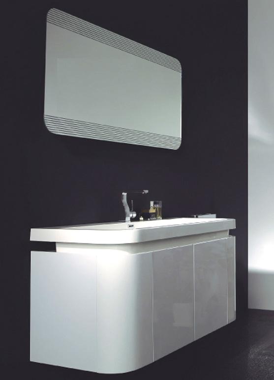 Mueble para baño con espejo Espejo 1200 x 600 x 100 mm Lavabo 1200 x 515 x 50 mm Gabinete 1200 x 500 x