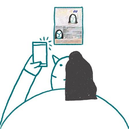 Si es un pasaporte, la página con tus datos.