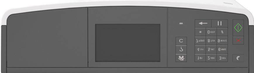 Referencia rápida Información acerca de la impresora Uso del panel de control de la impresora 1 2 3 4 5 6 Utilice el/la 7 Botón r o Cancelar Detener todas las actividades de la impresora.