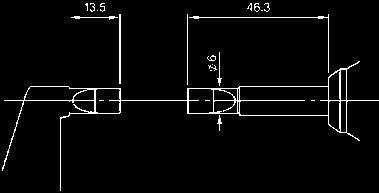 medición de acanaladuras o ranuras exteriores estrechas Precisión: Norma de fábrica Graduación de cifras: 0,001 mm Incluido estuche, cala de ajuste (a partir de 25 55 mm), 1 batería N o 937387 Cable