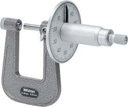 Micrómetros de exteriores modelo especial Para medir chapas y bandas.