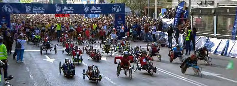 una afición única en torno al deporte paralímpico español, antes de la celebración de los Juegos Paralímpicos de Río 2016. NUEVO ÉXITO DE LA CARRERA LIBERTY, CON 11.