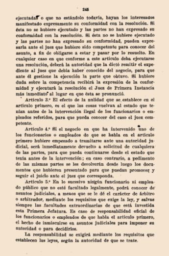Decreto número 77 del 13 de octubre de 1916.