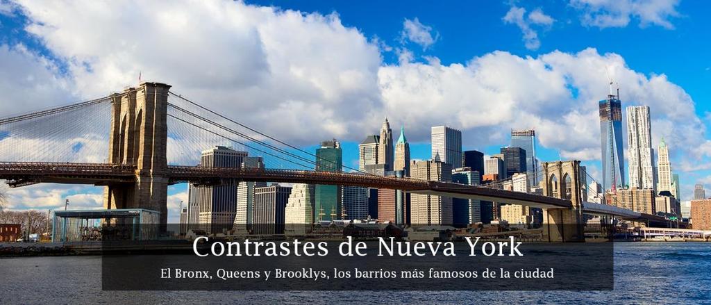 Día 5. Miércoles 12 de septiembre. Excursión Contrastes de Nueva York por el Bronx, Queens y Brooklyn.