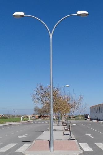 se encuentran instaladas las diferentes luminarias en el municipio: FOTO