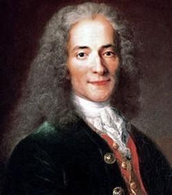 Entre otros, François-Marie Arouet, con seudónimo de Voltaire (1694-1778), en una carta a Helvetius