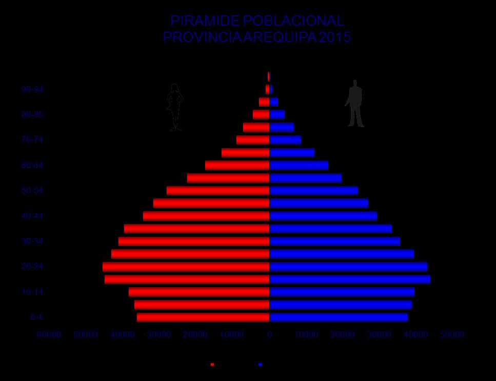 Análisis de la Situación de Salud 5 Oficina de Epidemiología CUADRO Nº 7 AREQUIPA: PIRAMIDE POBLACIONAL POR GRUPO ETAREO.