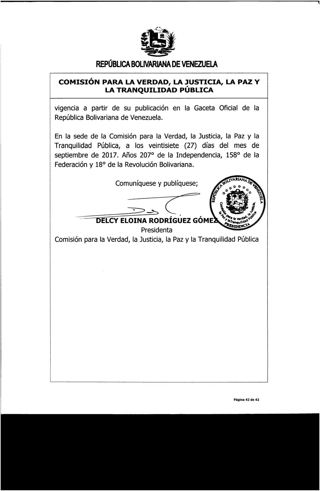 Jueves 4 de enero de 2018 GACETA OFICIAL DE LA REPÚBLICA BOLIVARIANA DE