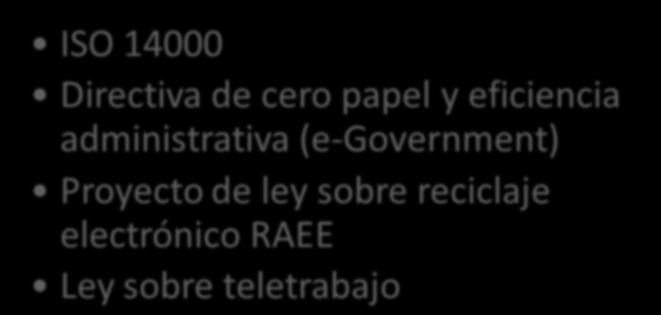 administrativa (e-government) Proyecto de