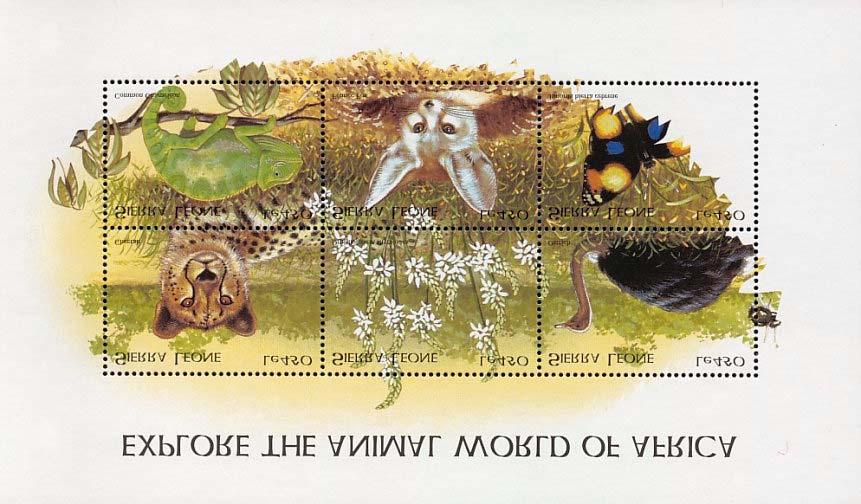 1998 Agosto 4 : Fauna & Flora (1 valor ex BF de 6 valores) (Scott : 2104).
