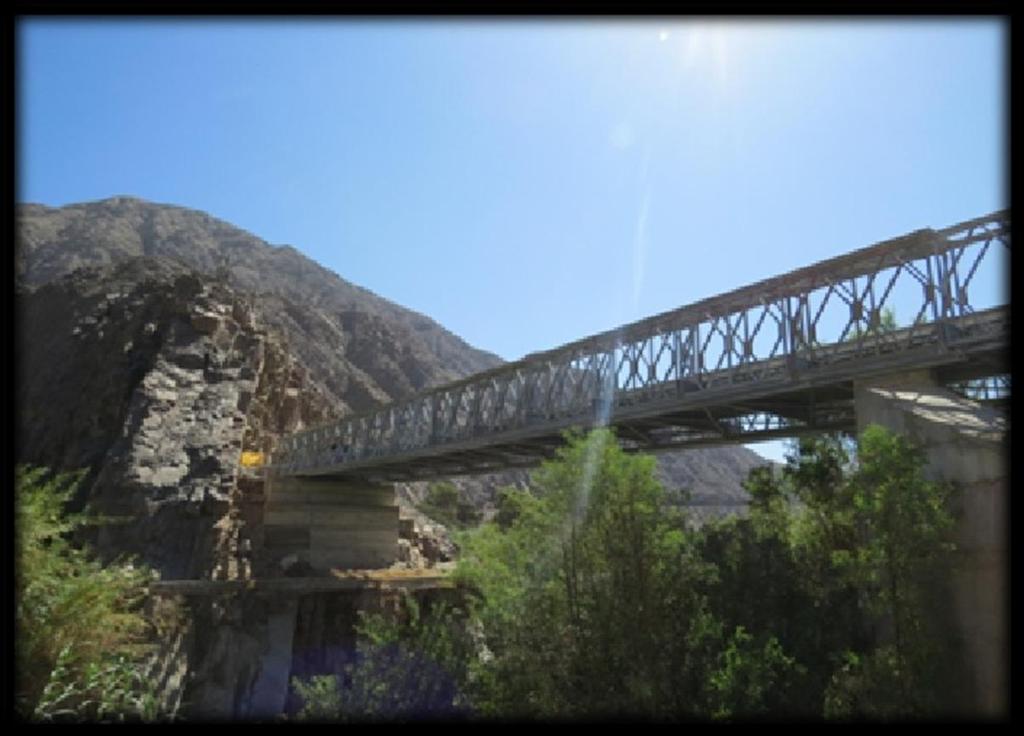 V nfraestructura nstalación del Puente de Estructura Metálica Acrow en el sector de Huaraco