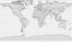 Mapa: Se recurre a un sistema de proyección cuando la superficie que se quiere representar es tan grande que tiene influencia la esfericidad terrestre en la representación cartográfica.