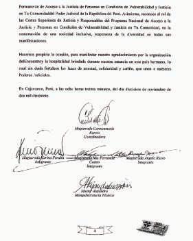 XIX Edición de la Asamblea General - Ecuador 2018.