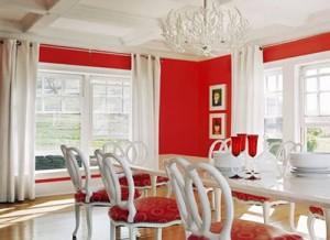Naranja -No usar nunca el rojo como el color principal de una casa.