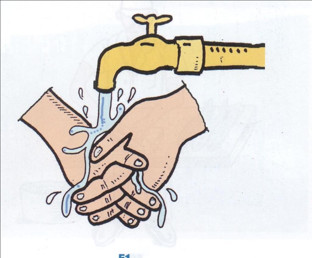 Al inicio de la jornada de trabajo debe lavarse enérgicamente las manos con