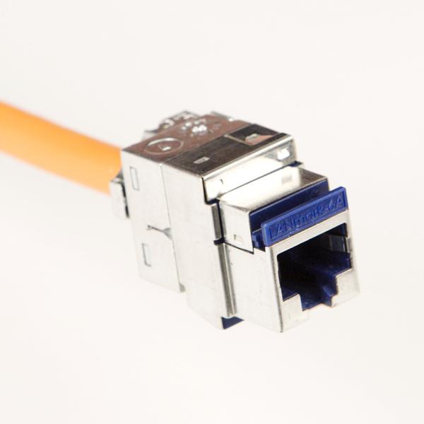 Contacto Conector LANmark-6A Conector RJ45 de gran ancho de banda compatible con 10 Gigabits Ethernet Totalmente adaptado a las normas de cableado TIA e ISO Cat 6A Compatible con configuraciones de