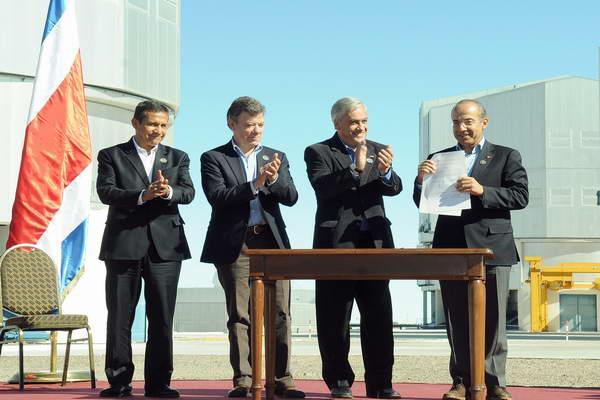 ANTECEDENTES En la Cumbre celebrada en Cerro Paranal, Chile, el 6 de junio de 2012, se firmó el Acuerdo Marco de la Alianza del Pacífico, que entró en