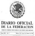 DIARIO OFICIAL DE LA FEDERACIÓN 1.- Tomo DCCXXXIV. 06 de Noviembre de 2014. Número 4.