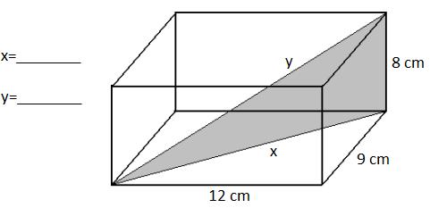 Tema: Teorema de Pitágoras Ejercicio 1 Encuentra el lado