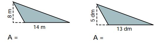 Tema: Área y perímetro del triángulo Ejercicio 1
