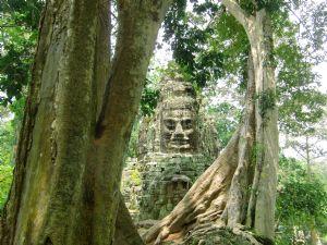 Angkhor, capital de los khmers, fue fundada en el año 900 cerca del Gran Lago (el Tonle Sap).