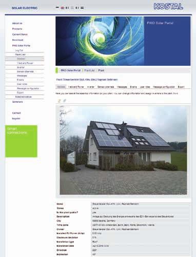 El registro al PIKO Solar Portal se realiza gratuitamente a través de la correspondiente página
