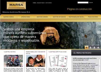 ESPECIAL Modernidad y dinamismo caracterizan nueva web de MARSA Nuevo correo