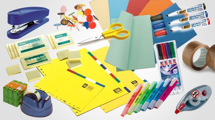 Son los materiales y útiles que se emplean en las labores de la empresa, ejemplo: hojas, lápices, borradores, etc.