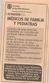 OFERTAS ECONOMICAS: -MEDICOS DE