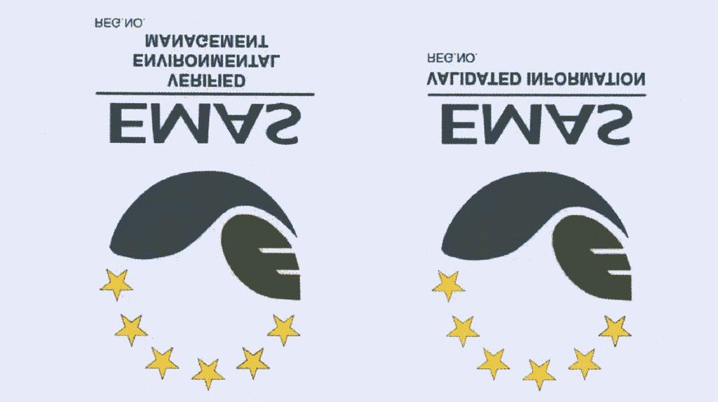 Las empresas adheridas al EMAS pueden utilizar un logotipo en las declaraciones validadas, en los membretes de cartas y documentos, etc.