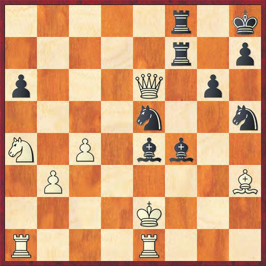 38...Tf7 39.De6 Tcf8 [39...Rg7!?µ Las piezas blancas están muy descoordinadas, y el rey corre mucho peligro en el centro del tablero.] 40.Ah3?