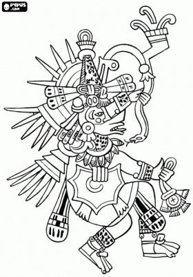 Los mexicas creían en varios dioses, los más importantes fueron Quetzalcóatl, Tezcatlipoca, Huitzilopochtli.