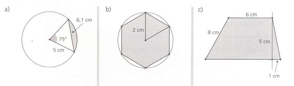 Calcula el área de un octógono regular de 8 cm