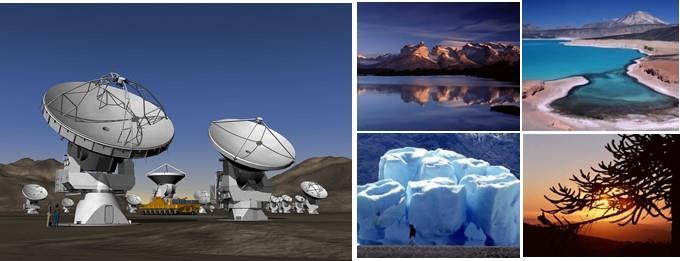 SINGULARIDADES LOCALES O LABORATORIOS NATURALES El Desierto de Atacama con su radiación solar y los distritos mineros metálico y no-metálico Los cielos más claros para la observación