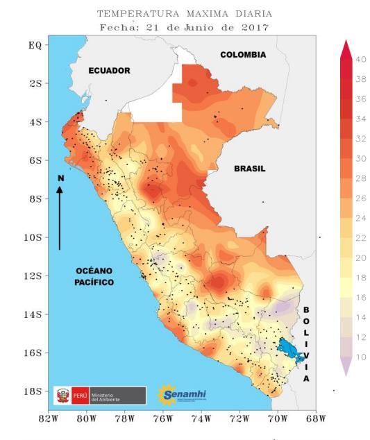 Temperaturas más altas a nivel nacional se registraron en el norte del país por friaje en la selva A consecuencia del friaje que afecta varios departamentos de la selva peruana, la temperatura más