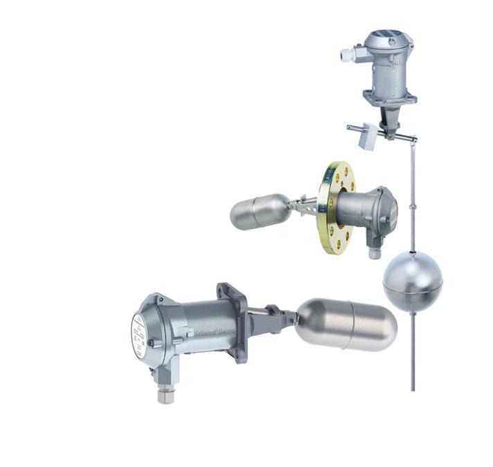 Interruptores de nivel magnéticos Interruptores de nivel, sondas e indicadores de flotador magnético diseñados y fabricados a medida.