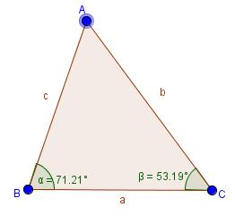 triángulos, encuentre