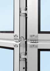 Opcionalmente también está disponible un cierrapuertas integrado con unidad de retención para una protección óptima y un aspecto de la puerta