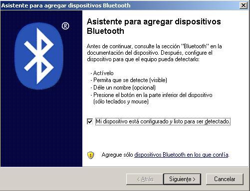 5. Preparar el PC para Bluetooth 2.