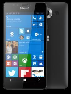 Microsoft 610,00 uros Vodafone* Lumia 950 Black Pantalla AMOLED ClearBlack 5,2 Cámara 20 megapíxeles y delantera 5 mp Servicios de Microsoft como Office